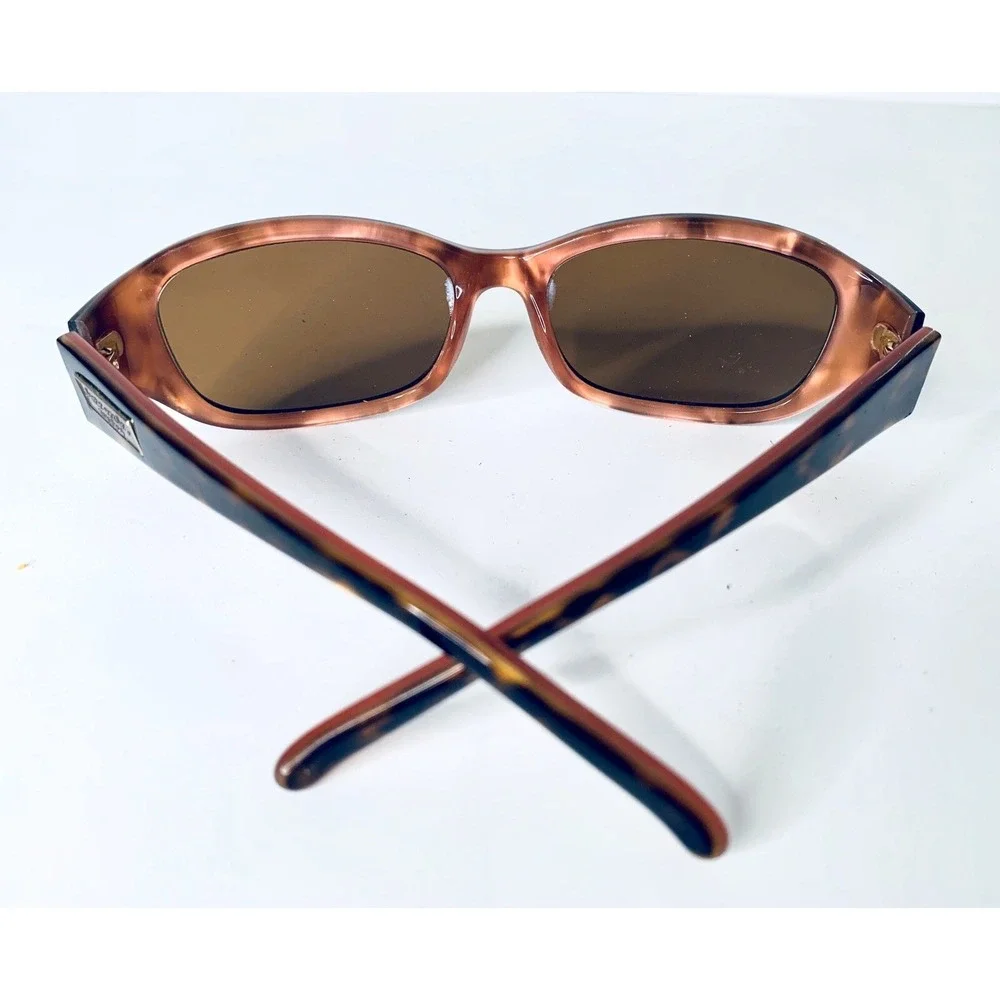 Kate Spade NY Clear Brown Frame w Leopard Temples Sunglasses Italy 54 17 120